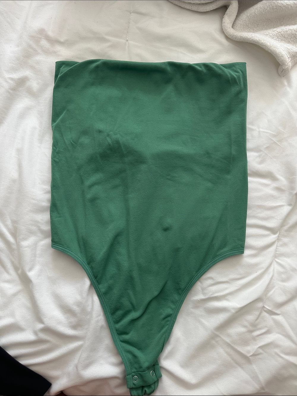 Free People Green Strapless Bodysuit
